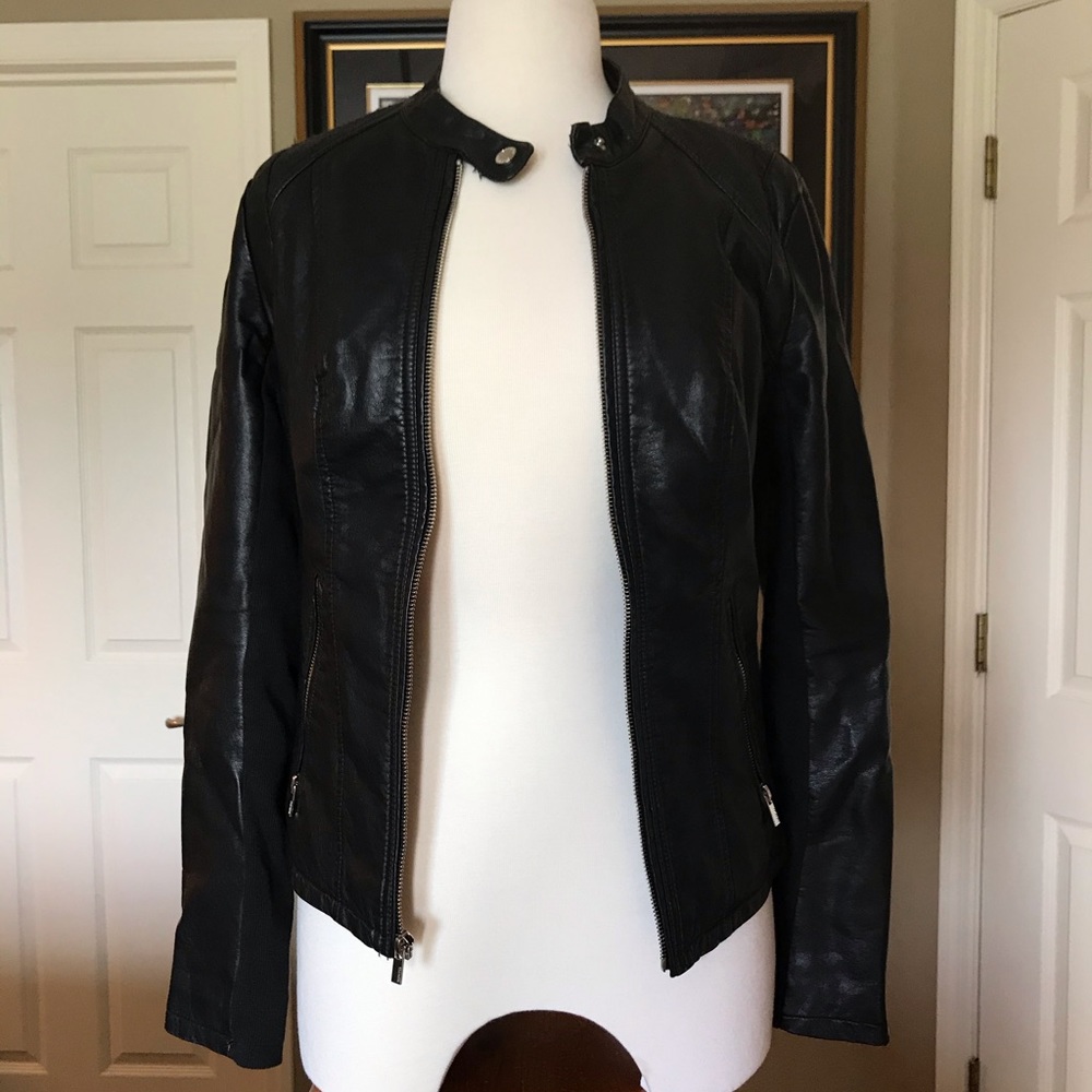 Express Faux Leather Moto Jacket